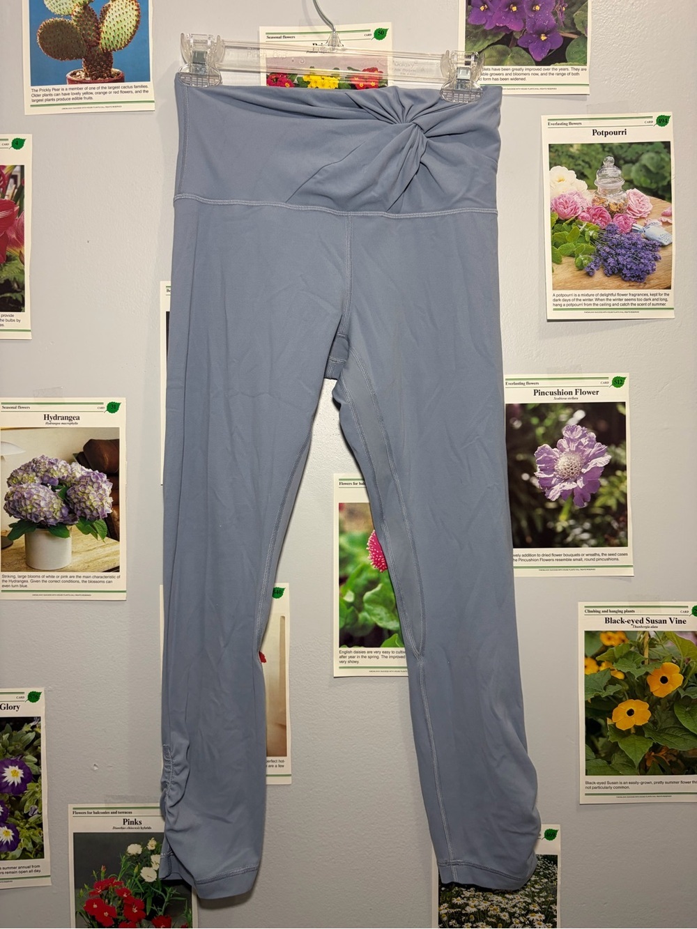 lululemon athletica Twist-Waist Ankle Yoga Pants in Light Blue